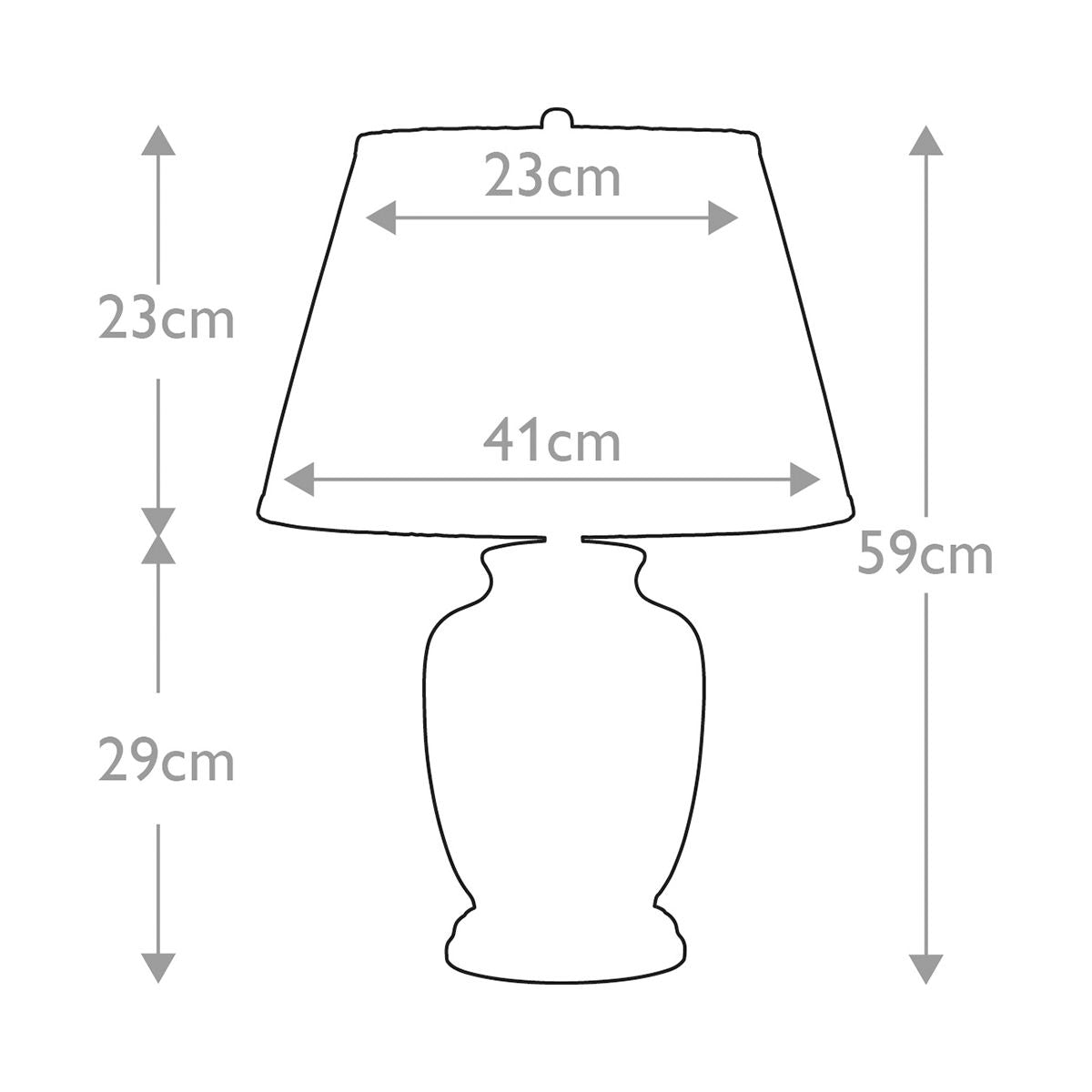 Elegant Gold and Black Porcelain Morris Table Lamp with Included Shade