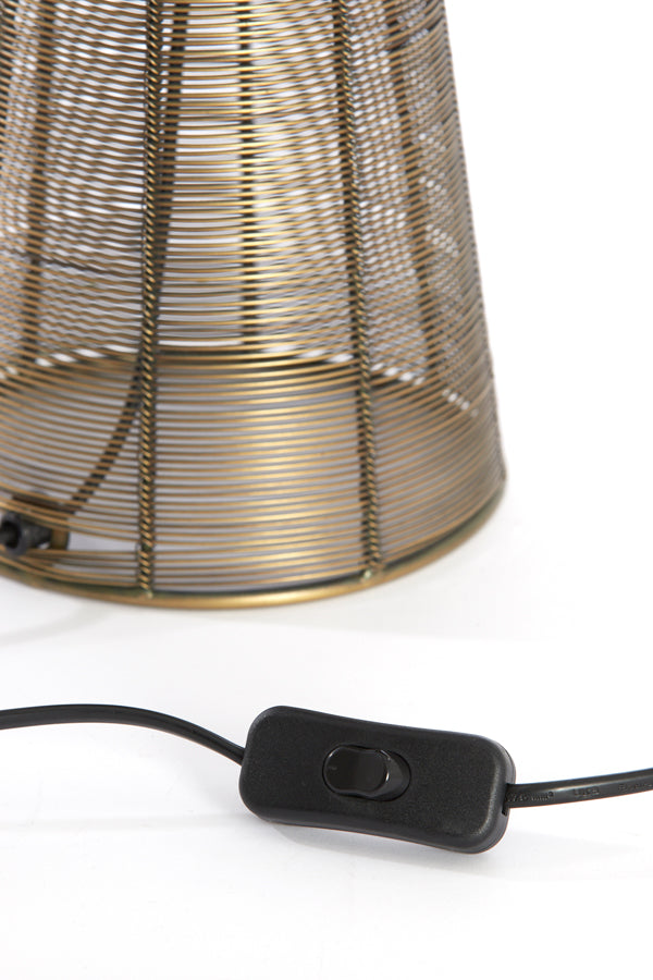 Antique Bronze Aboso Table Lamp - 18x42 cm