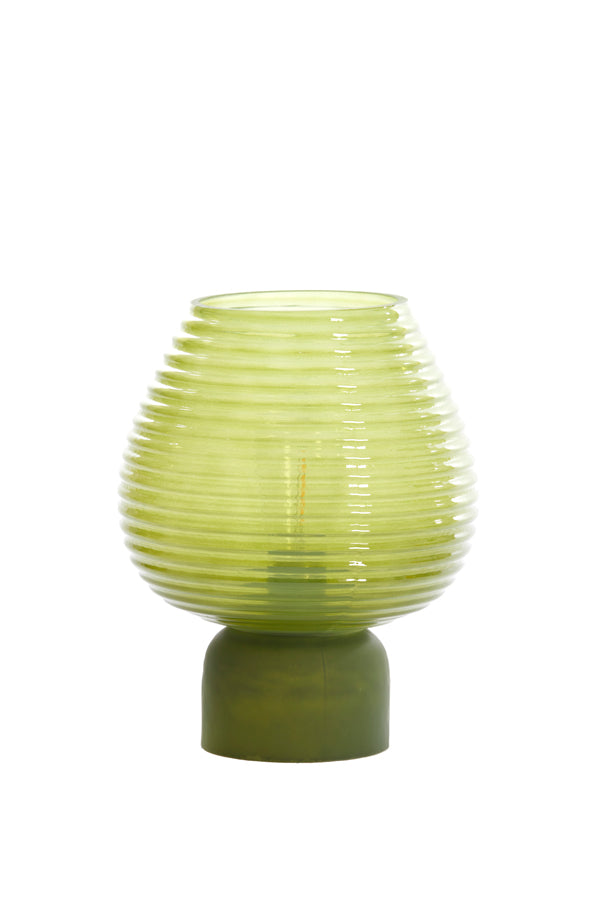 Emerald Glass LED Table Lamp Ø18x23 cm Alenna Design