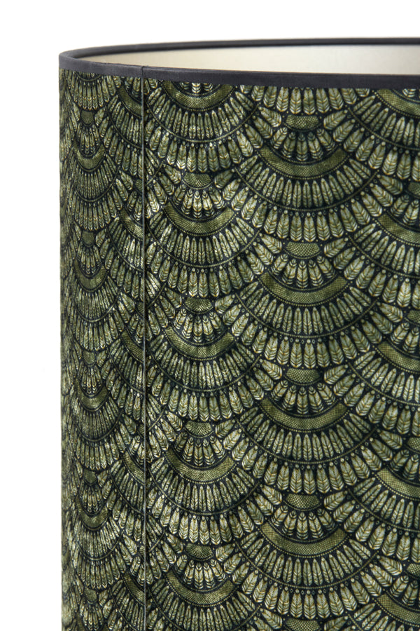 Chica Green Geometric Shade for Giraffe Lamp 45cm