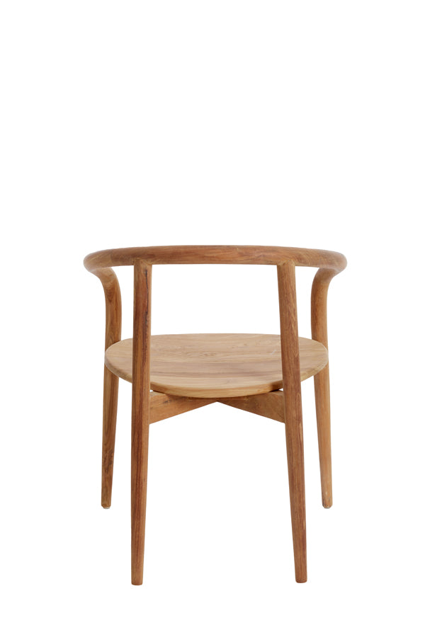 Natural Palca Wood Dining Chair - 59x53x74 cm
