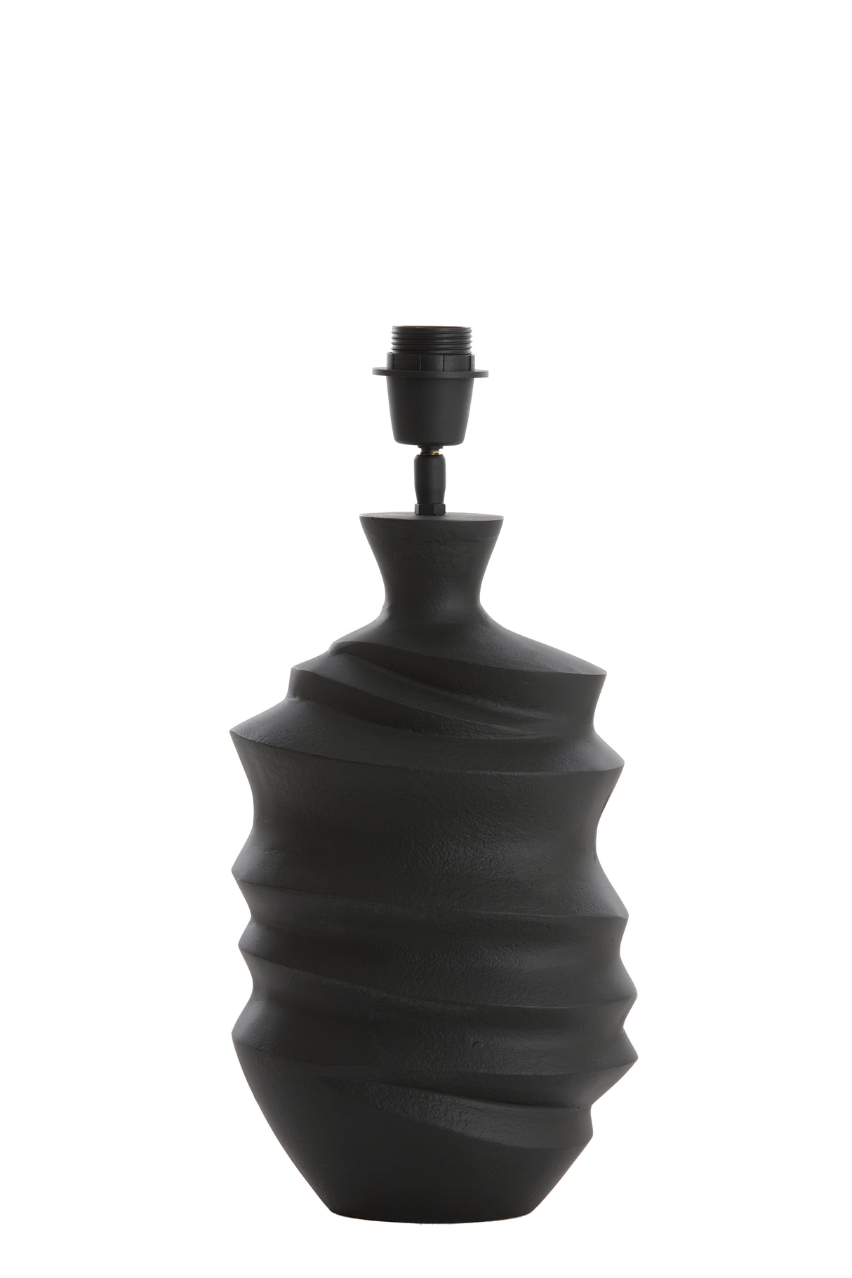 Elegant Sharon Matte Black Lamp Base 21x14x41 cm