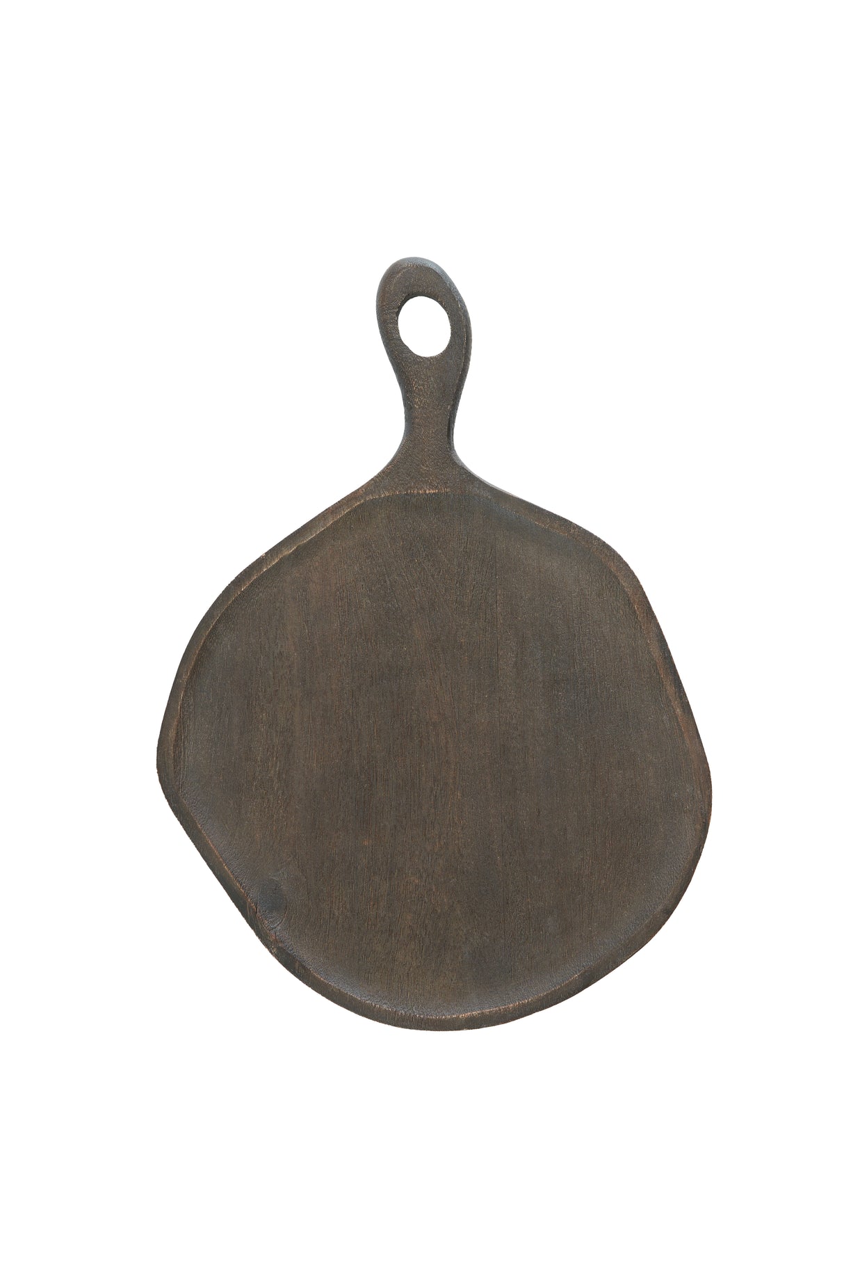 Elegant Dark Brown Kumasi Wood Cutting Board - 46x31x1.5 cm
