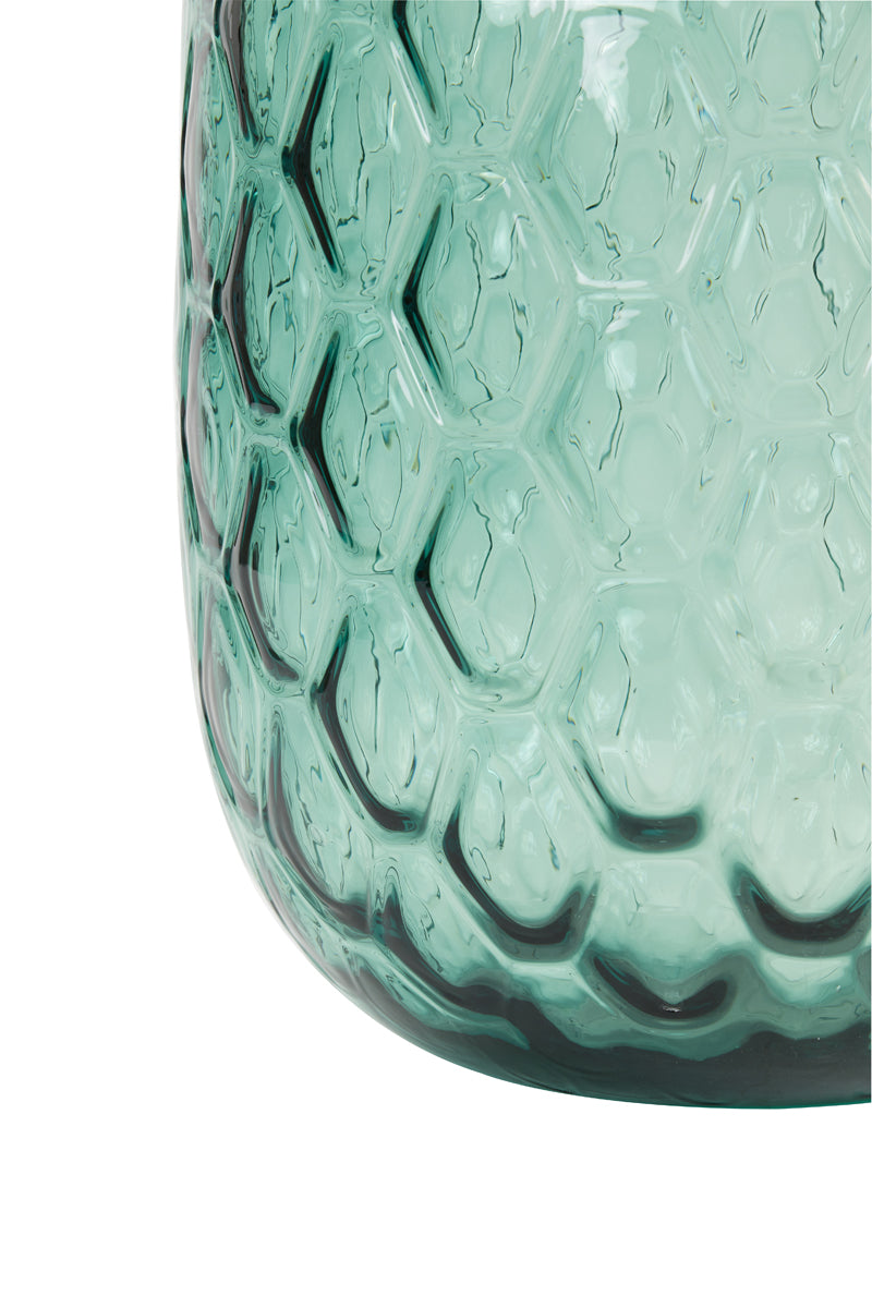 Elegant Turquoise Carino Glass Vase Ø34x50 cm