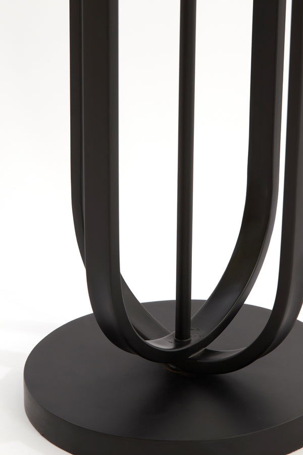 Modern Aster Matte Black Floor Lamp - 25x140 cm
