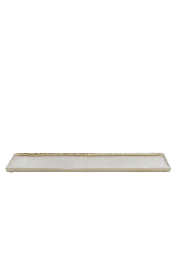Elegant Maes Light Gold Serving Tray 49x19x1 cm