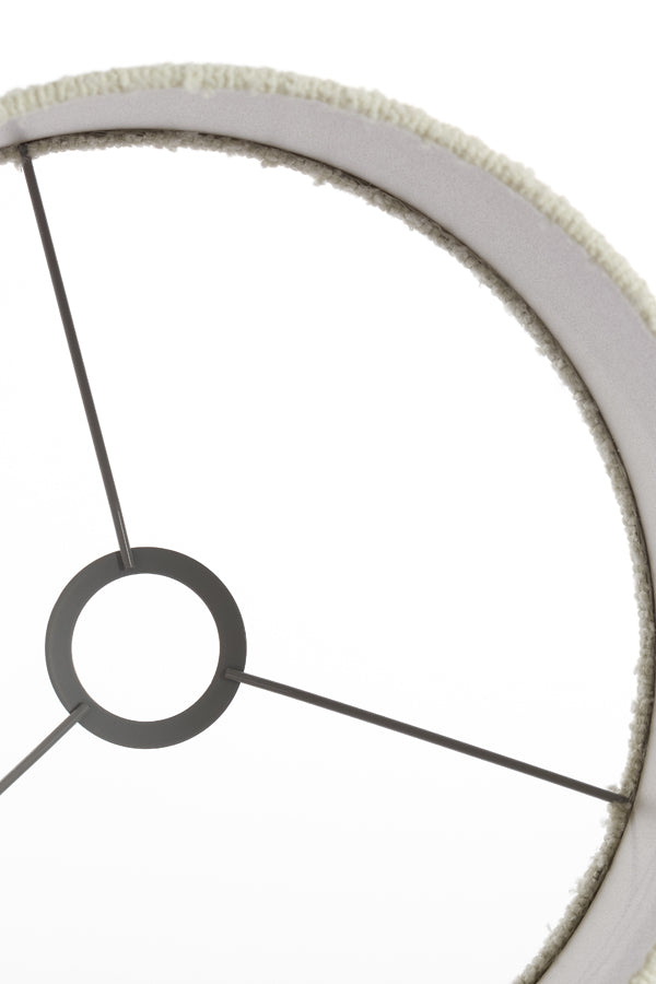 Chic Bolero White Cylinder Lampshade 30x30x21 cm