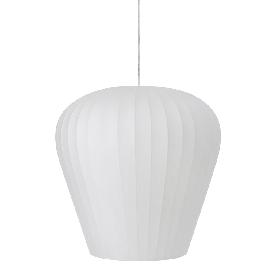 White Pendant Lamp with 37.5 cm Diameter and Height