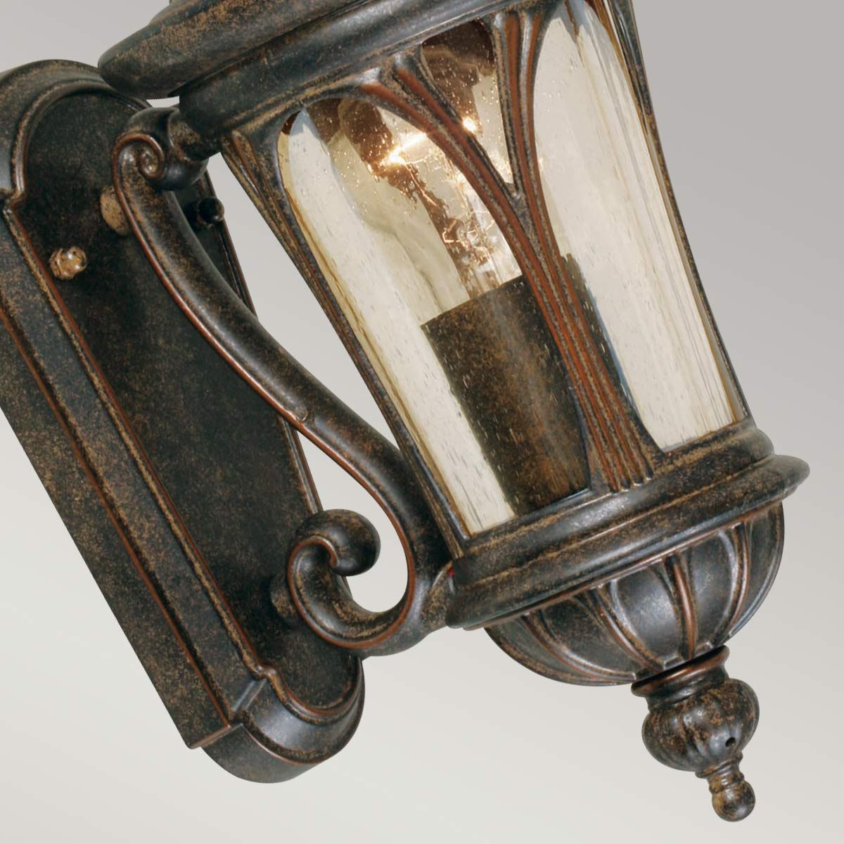 Classic New England Bronze Wall Lantern