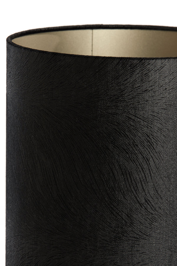 Lubis Black Shade Cylinder - Dimensions 30x30x42 cm