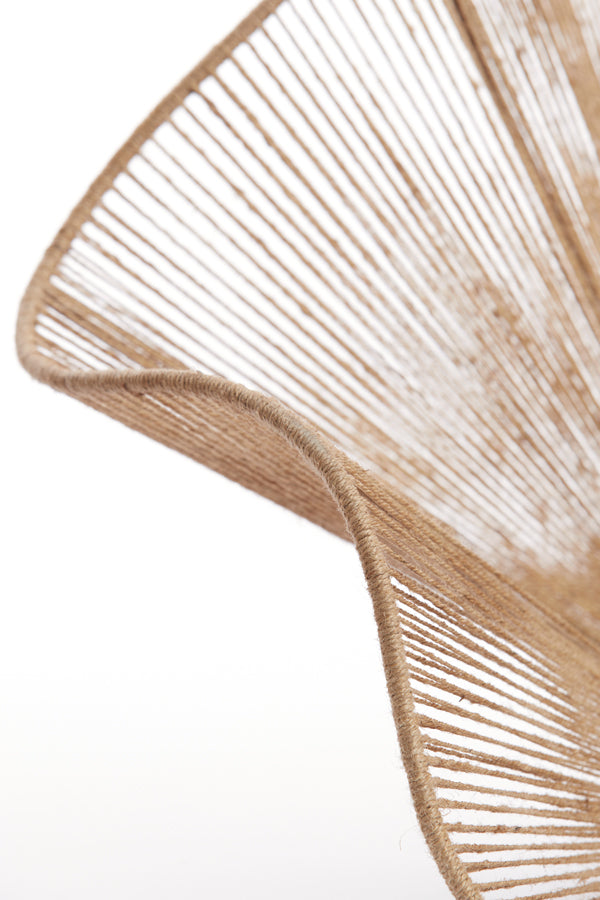 Natural Jute Wave Shade 53-53-29 cm Fodara Design