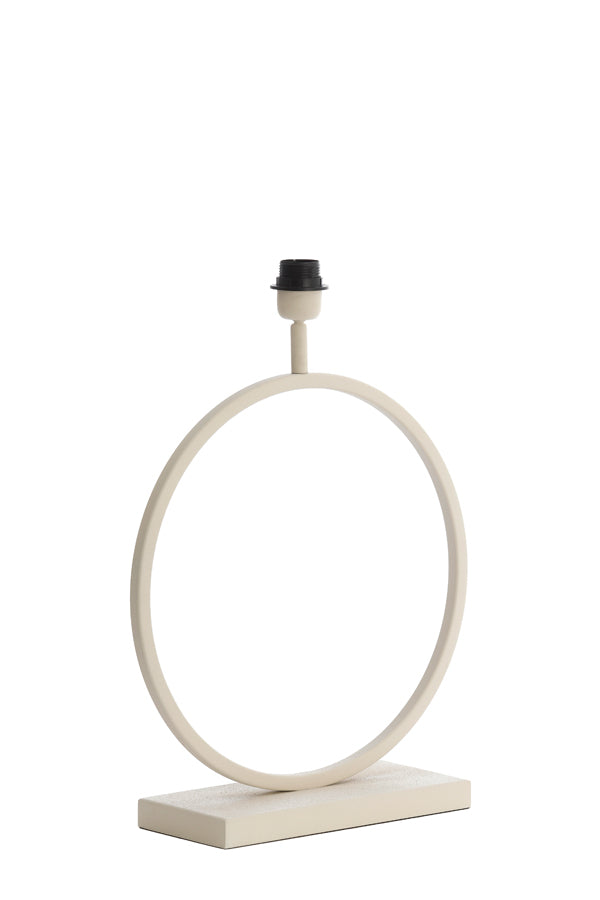 Elegant Cream Table Lamp Base - Liva Collection (40x12.5x52 cm)