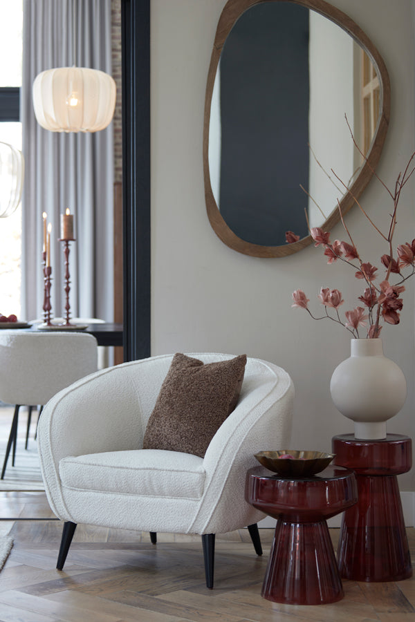 Elegant Sonora 120x5x80 cm Matte Dark Brown Mirror
