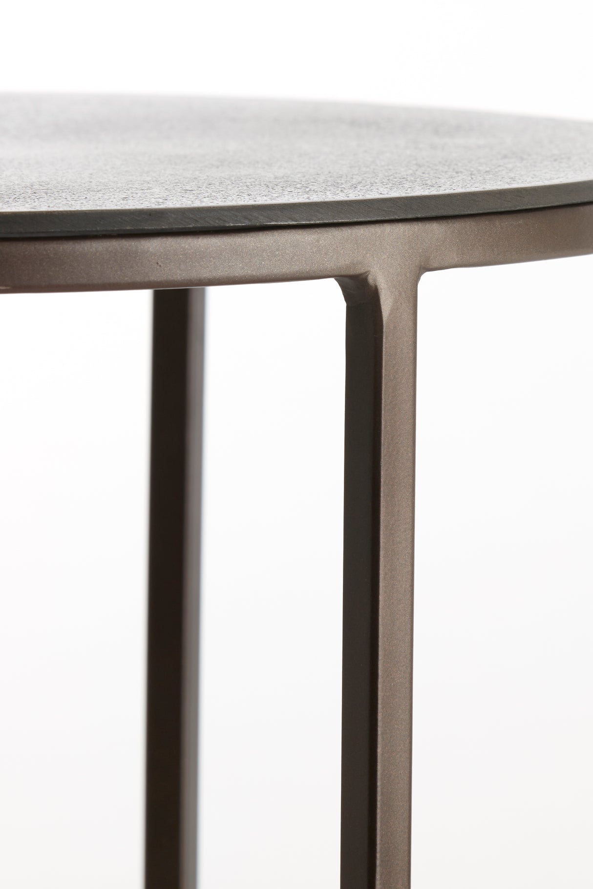 Dark Brown Talca Nesting Side Tables - Set of 2 (Ø41x46 & Ø49x52 cm)