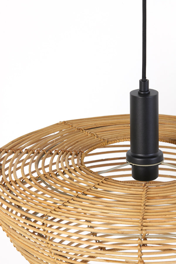 Milan Natural Rattan Hanging Lamp Ø60x25 cm