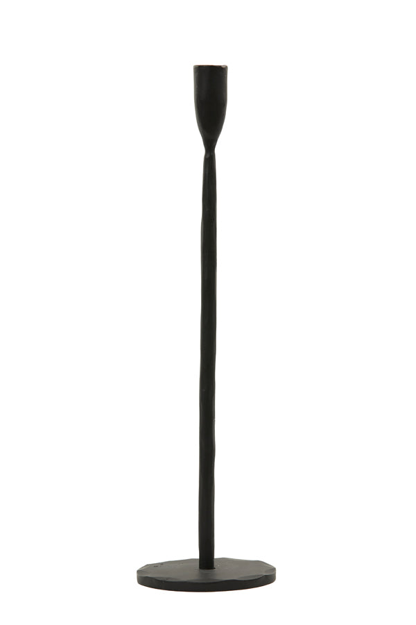 Elegant Icarus Matt Black Candle Holder 40cm