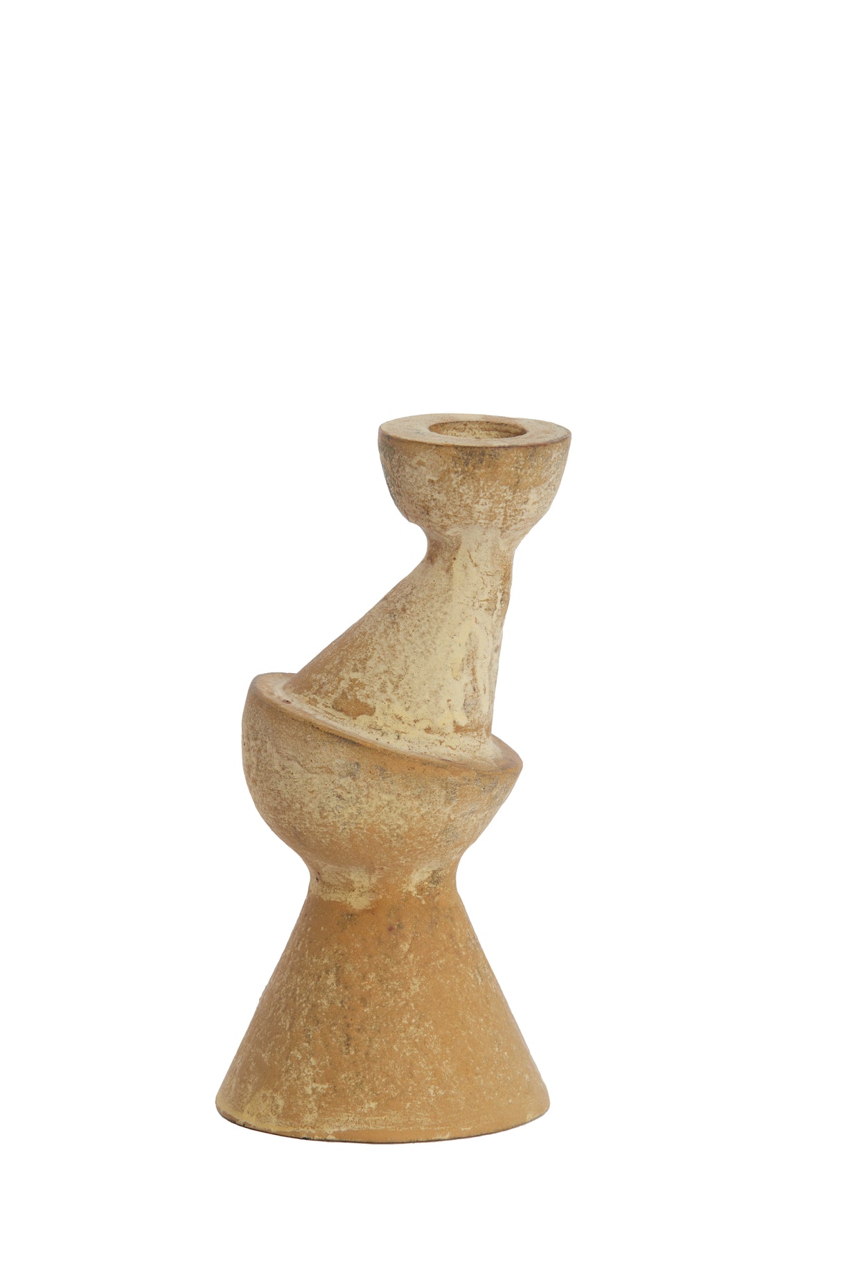 Sandy Antique Mosimo Candle Holder Ø8x16 cm
