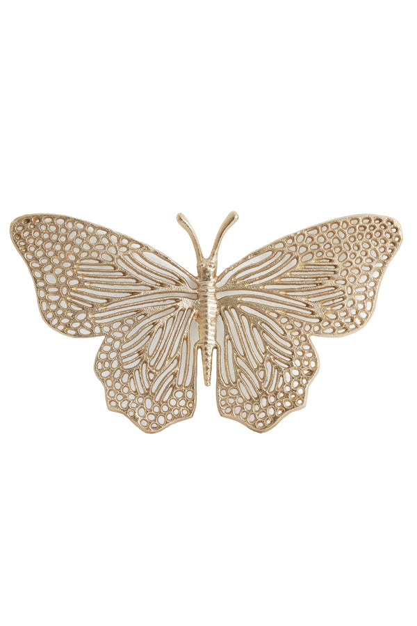 Gleaming Gold Butterfly Ornament 41x23x4 cm