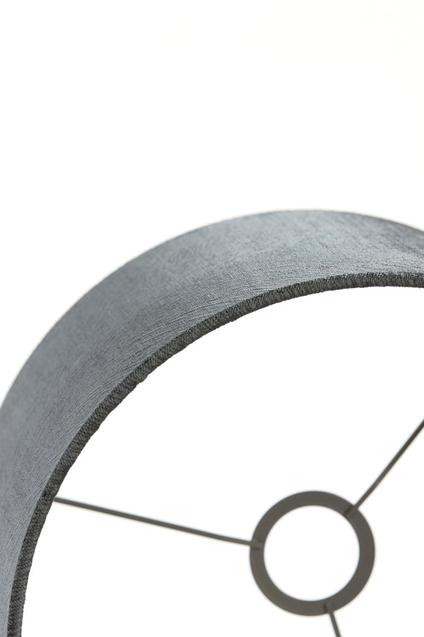 Elegant Grey Lubis Cylinder Lampshade 25x25x18 cm