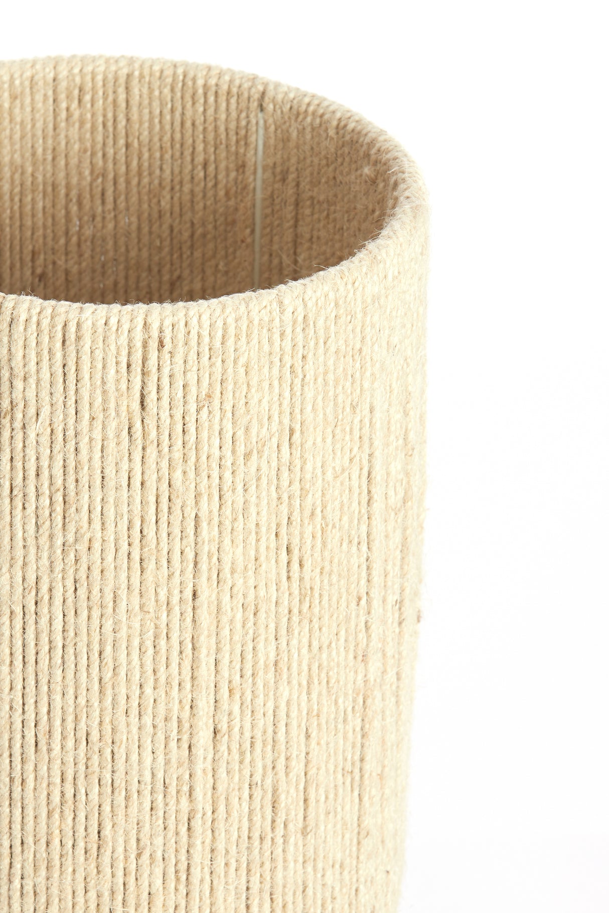 Elegant Cream Jute Table Lamp (21.5x54.5 cm)
