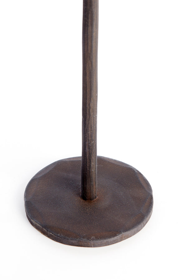 Elegant Copper-Brown Icarus Candle Stand, Height 60cm