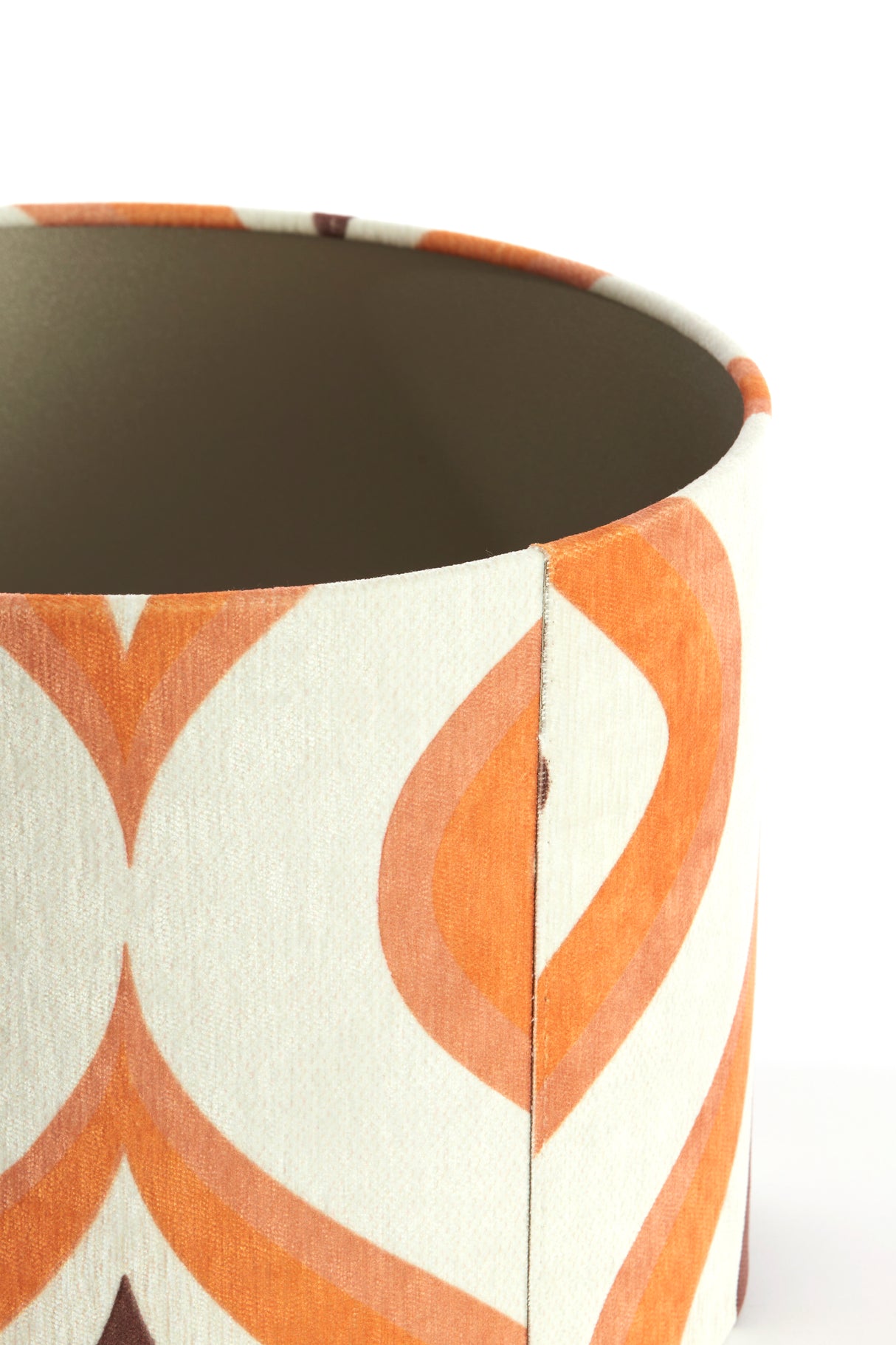 Cylindrical Shade in Cookie Brown 30x30x21 cm