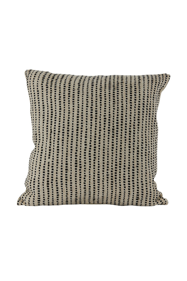 Sand-Black Baraki Cushion 45x45 cm