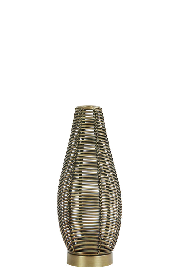 Antique Bronze Suneka Tealight Holder Ø9x22 cm