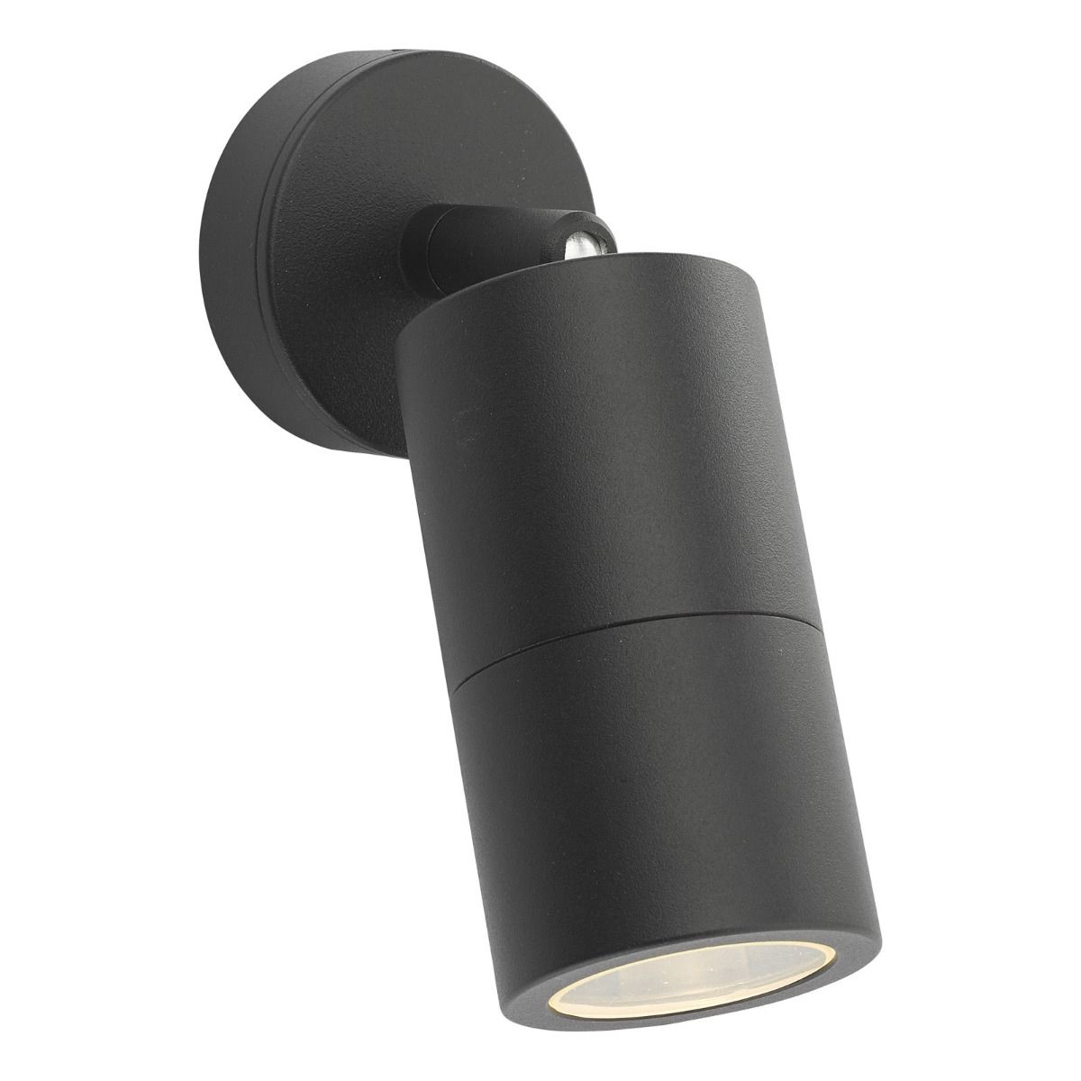 Ortega Outdoor Single Spotlight Matt Black IP65