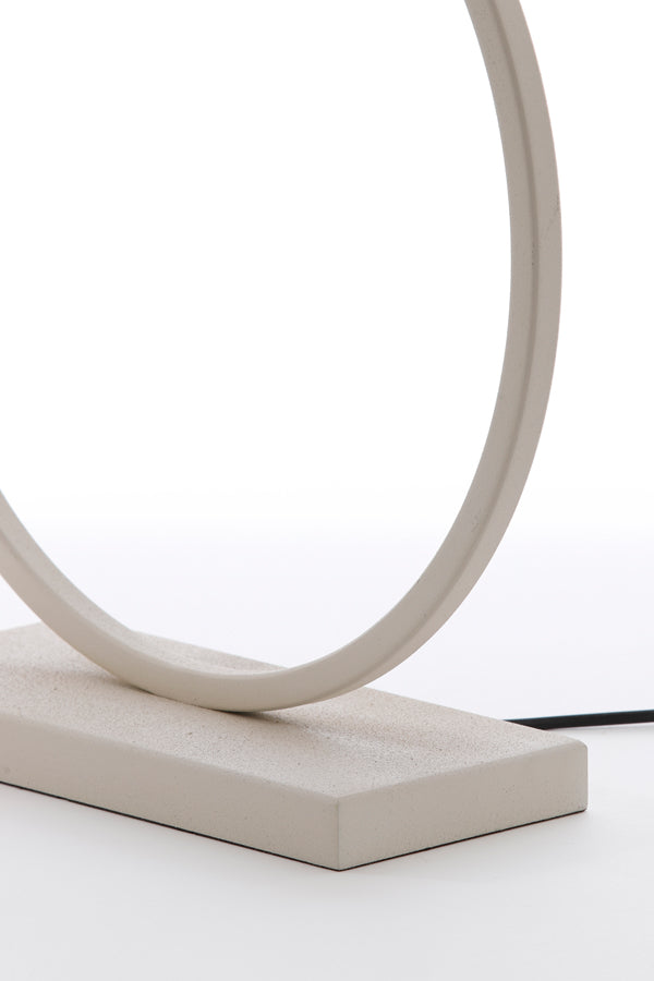 Elegant Cream Table Lamp Base - Liva Collection (40x12.5x52 cm)