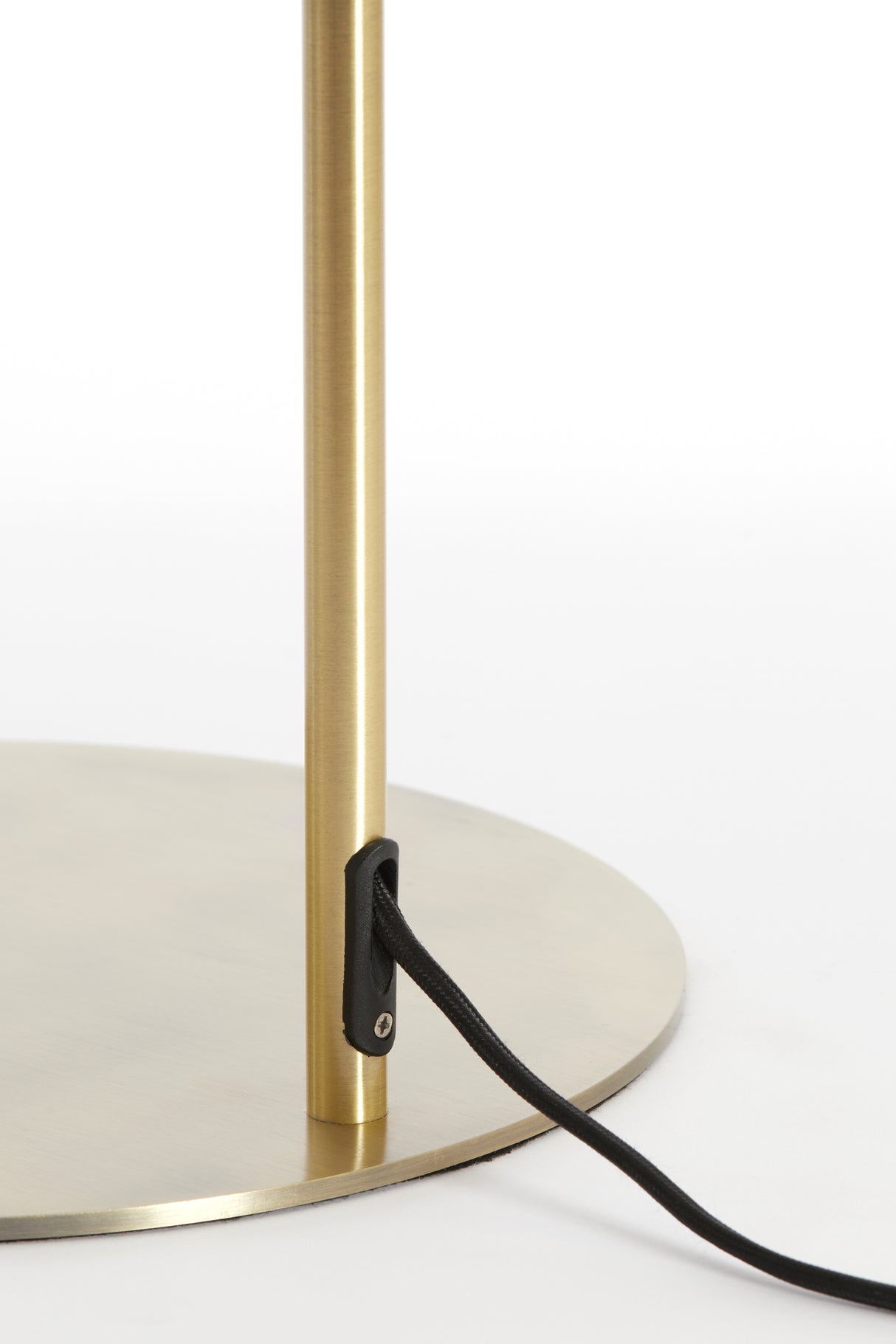 Antique Bronze & Smoked Glass Floor Lamp, 160 cm - Solna Collection