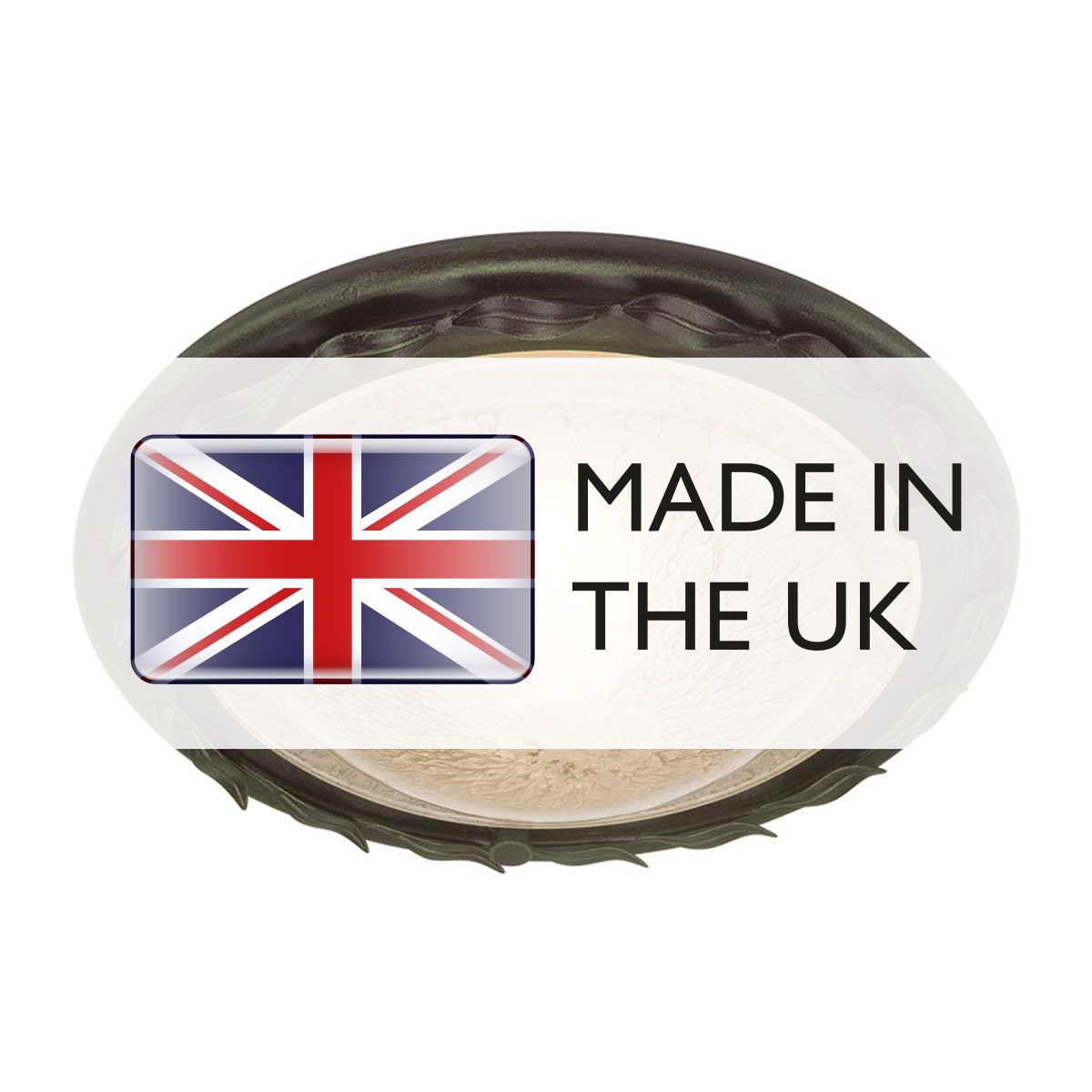 Elegant Olivia Flush Mount Light in Black and Gold