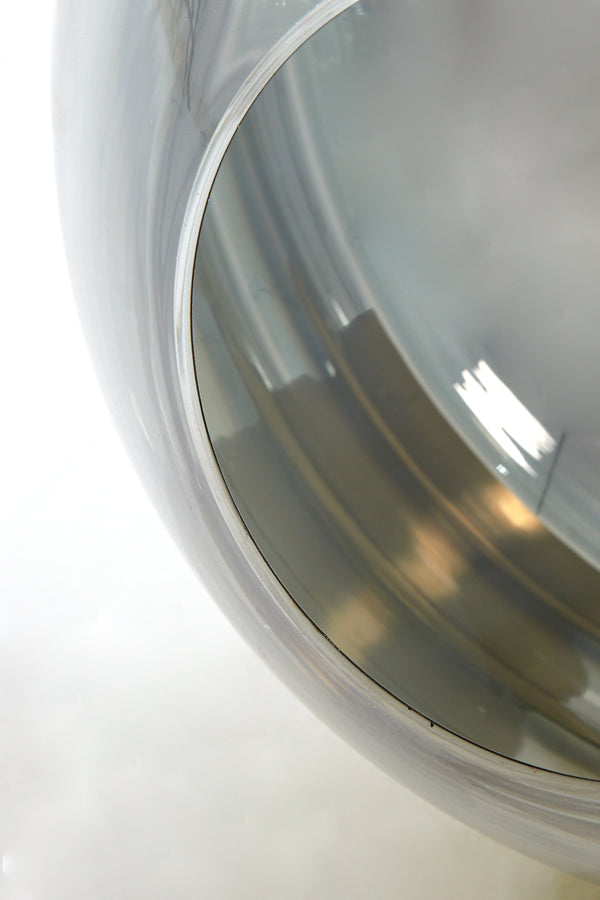 Elegant Gold-Clear Glass Tripod Floor Lamp 146 cm - Mayson Design