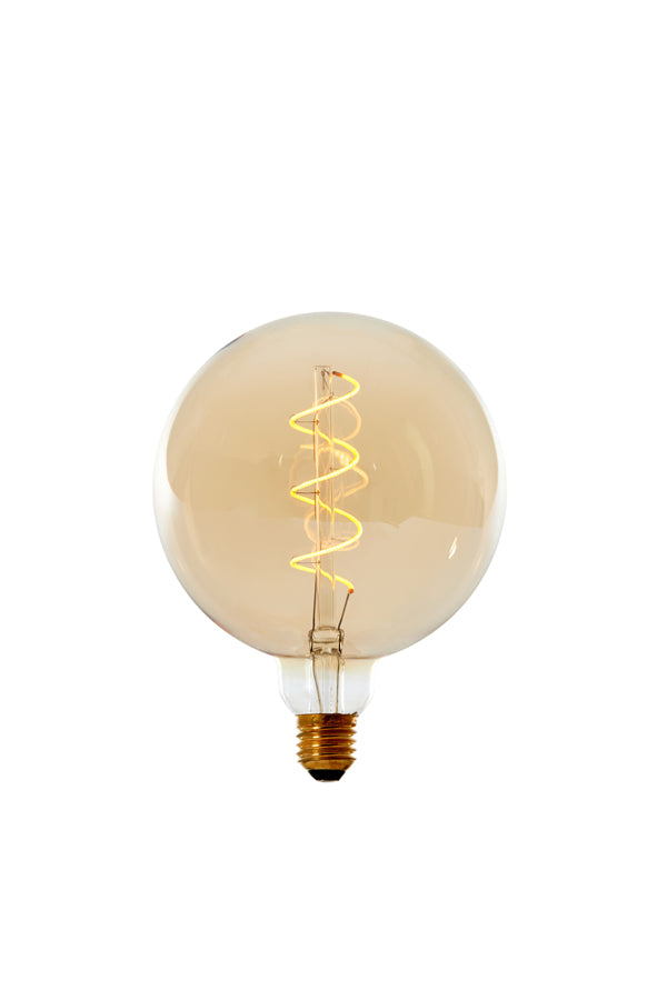 Amber LED Globe Lamp Ø15x20 cm 4W E27 Dimmable Deco