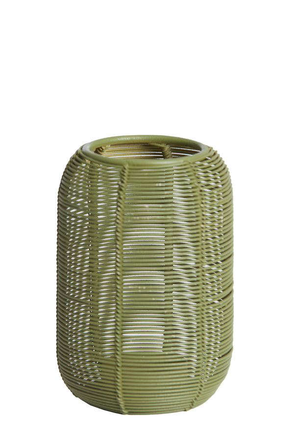 Matte Green Tealight Holder 9x13 cm Bianu
