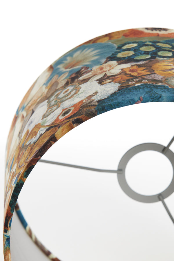 Bloom Blue Cylinder Lampshade 25x25x18 cm