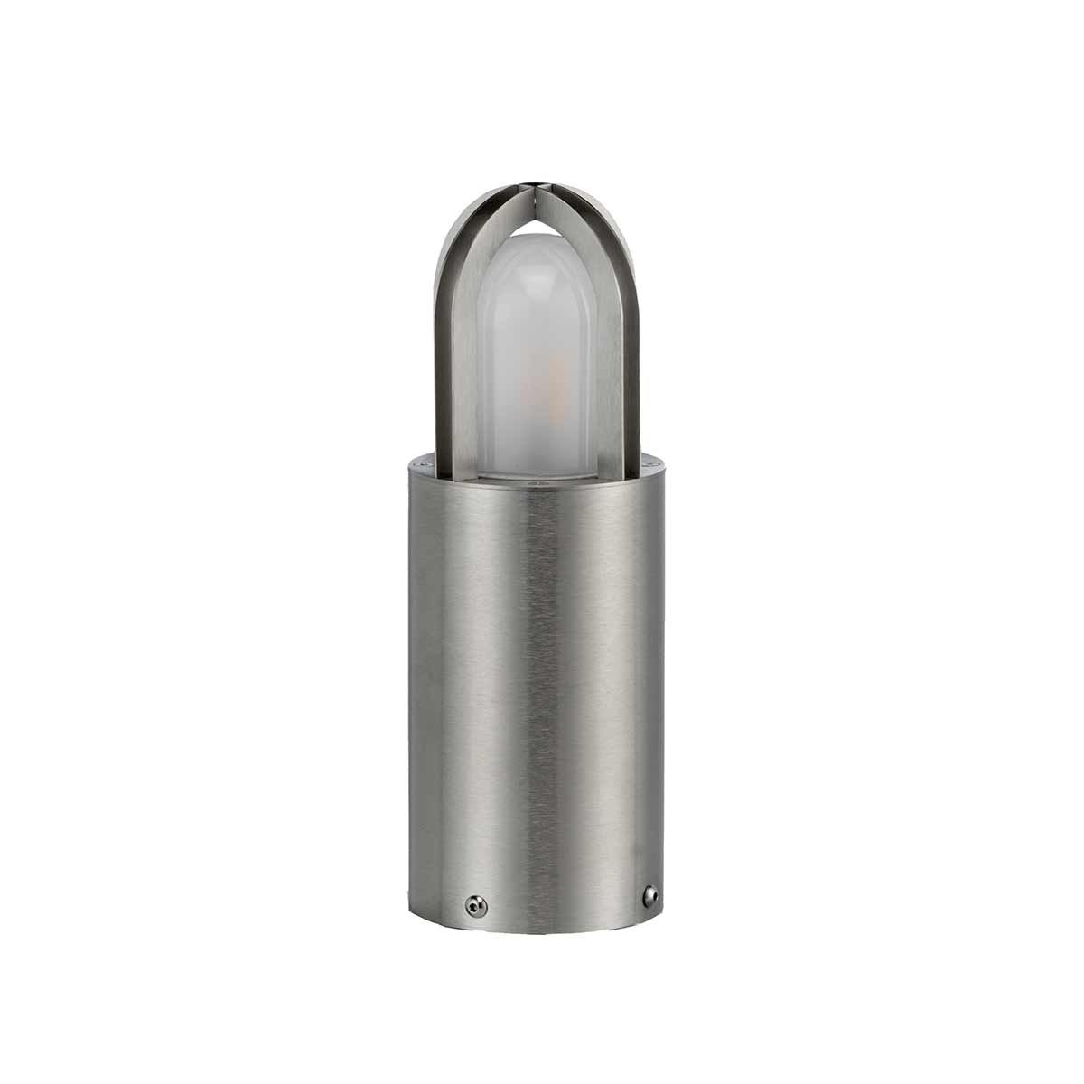 Paignton Modern Outdoor Stainless Steel Bollard Light