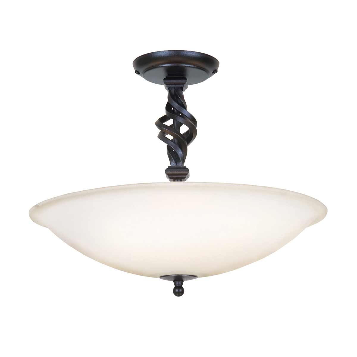 Pembroke Spiral Iron Elegance Ceiling Pendant