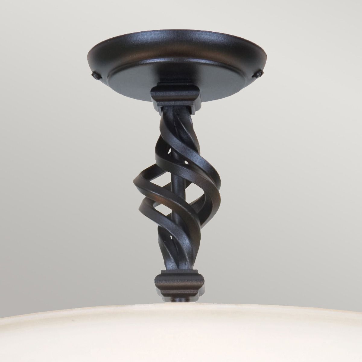 Pembroke Spiral Iron Elegance Ceiling Pendant