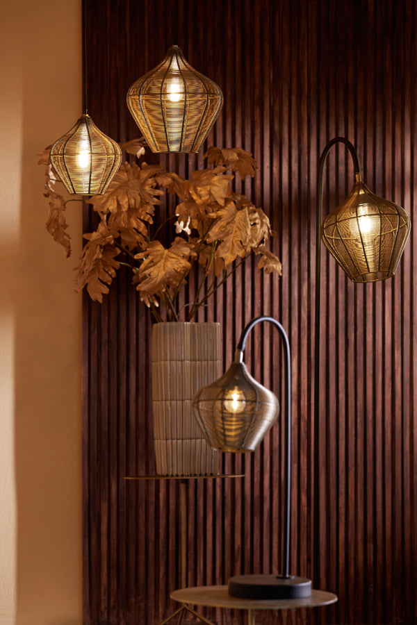 Pendant Light Ø27x29.5 cm Alvaro Vintage Bronze Finish