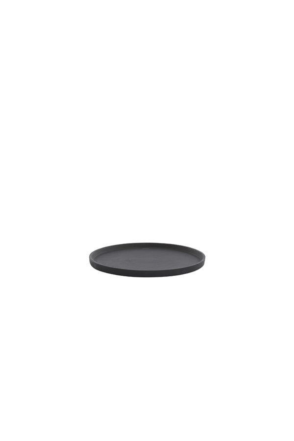 Maes Black Ceramic Plate - 21.5cm Diameter