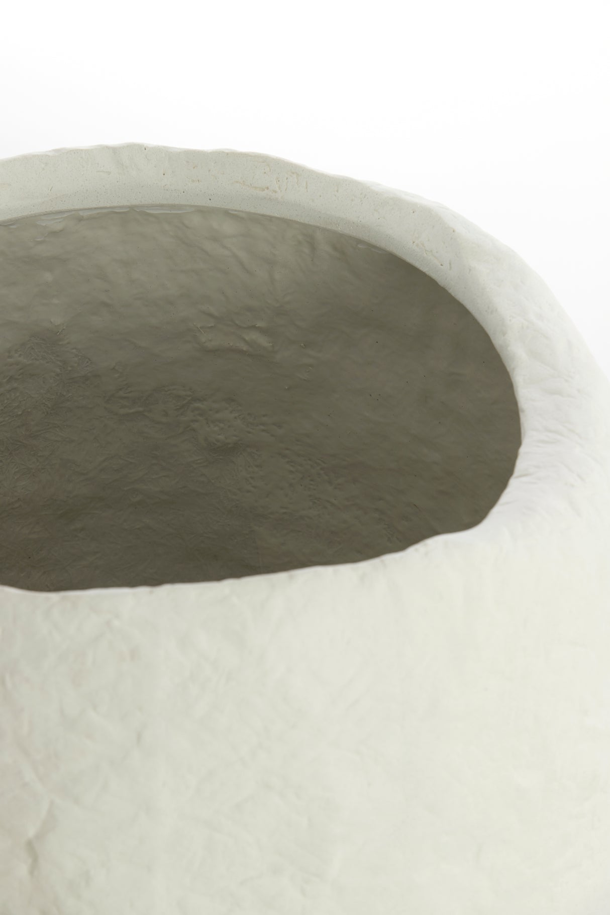 Opulent Tingri Cream Vase Ø59x90 cm Art Deco Design