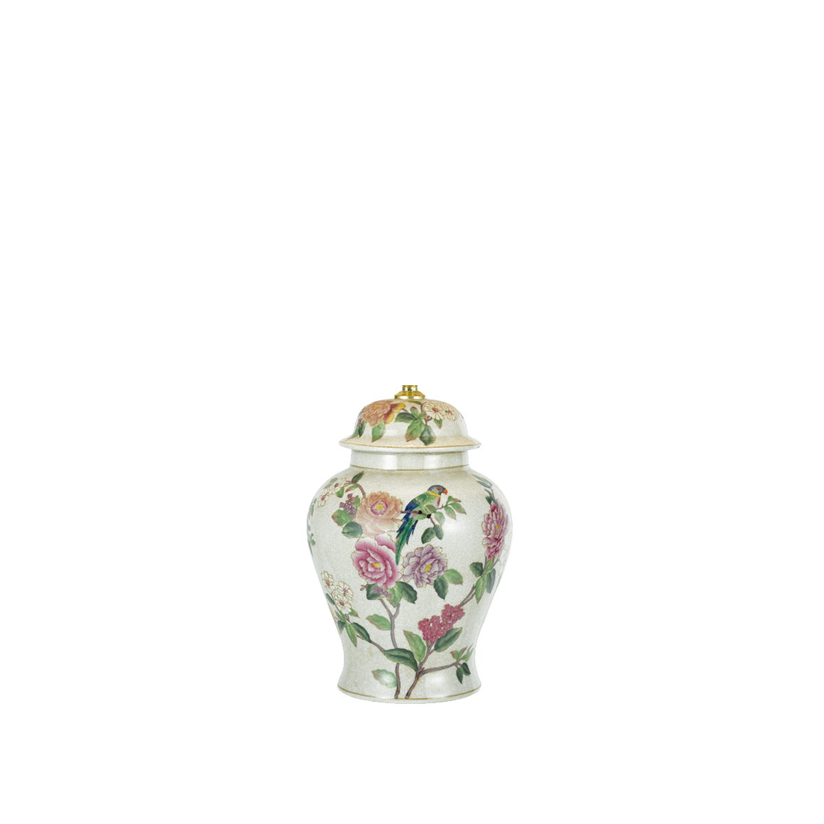 Peony Table Lamp Floral Design Base Only