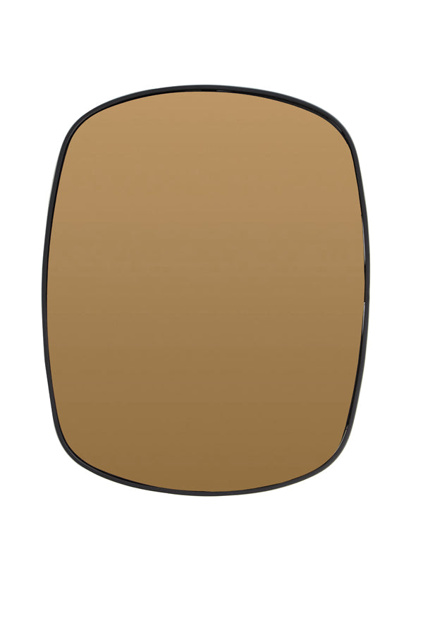 Labro Brown Glass Mirror with Black Frame - 40x50 cm