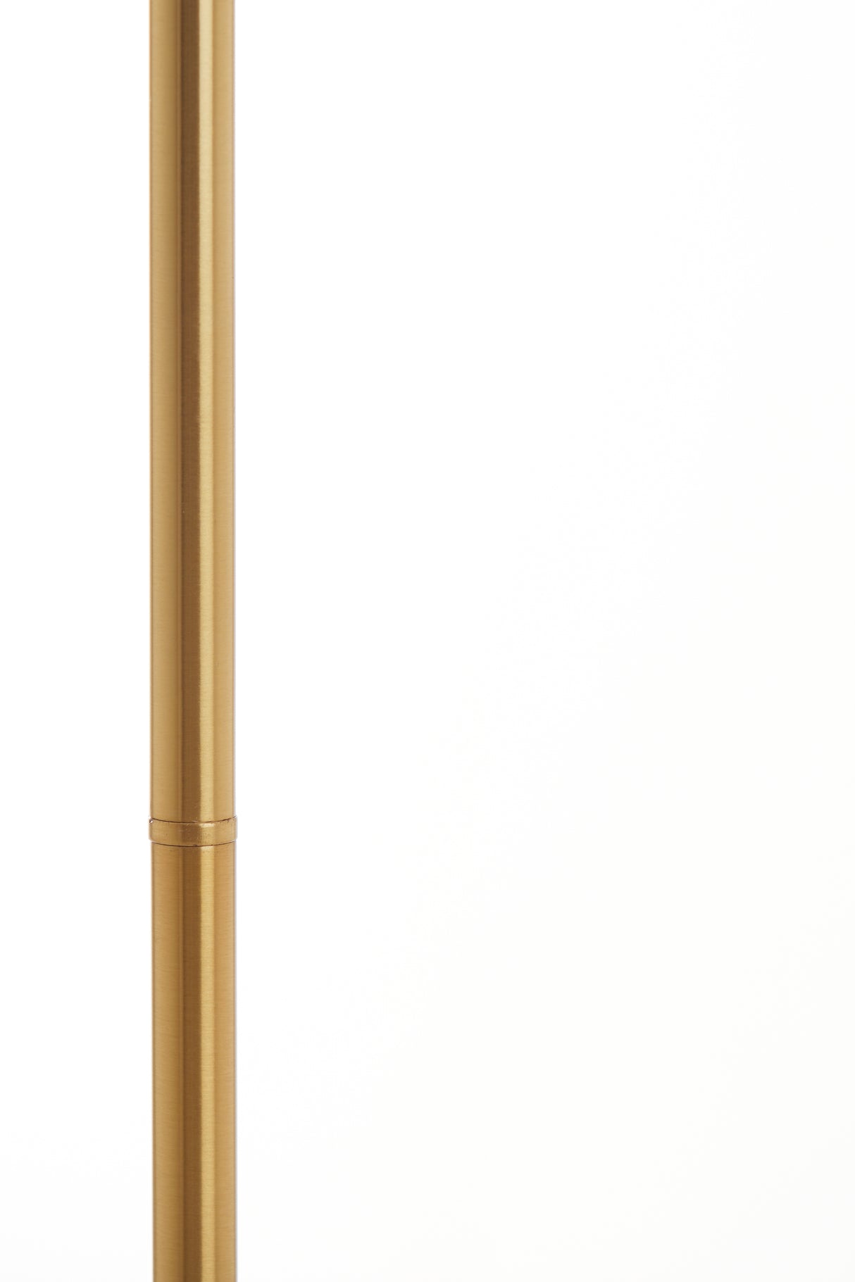 Elegant Medina Glass Floor Lamp - Smoke and Gold Finish, 160 cm