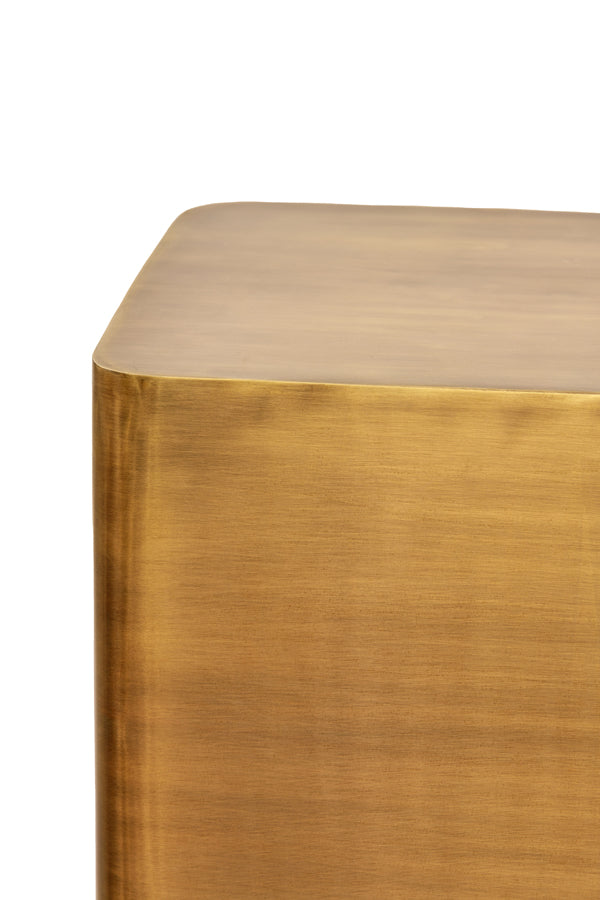 Antique Bronze Alurio Pillar 100cm Sculptural Accent