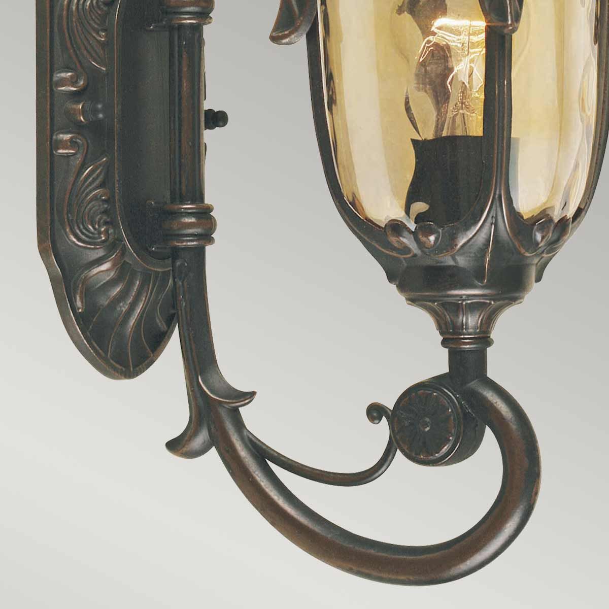 Philadelphia Series Small Bronze Wall Lantern