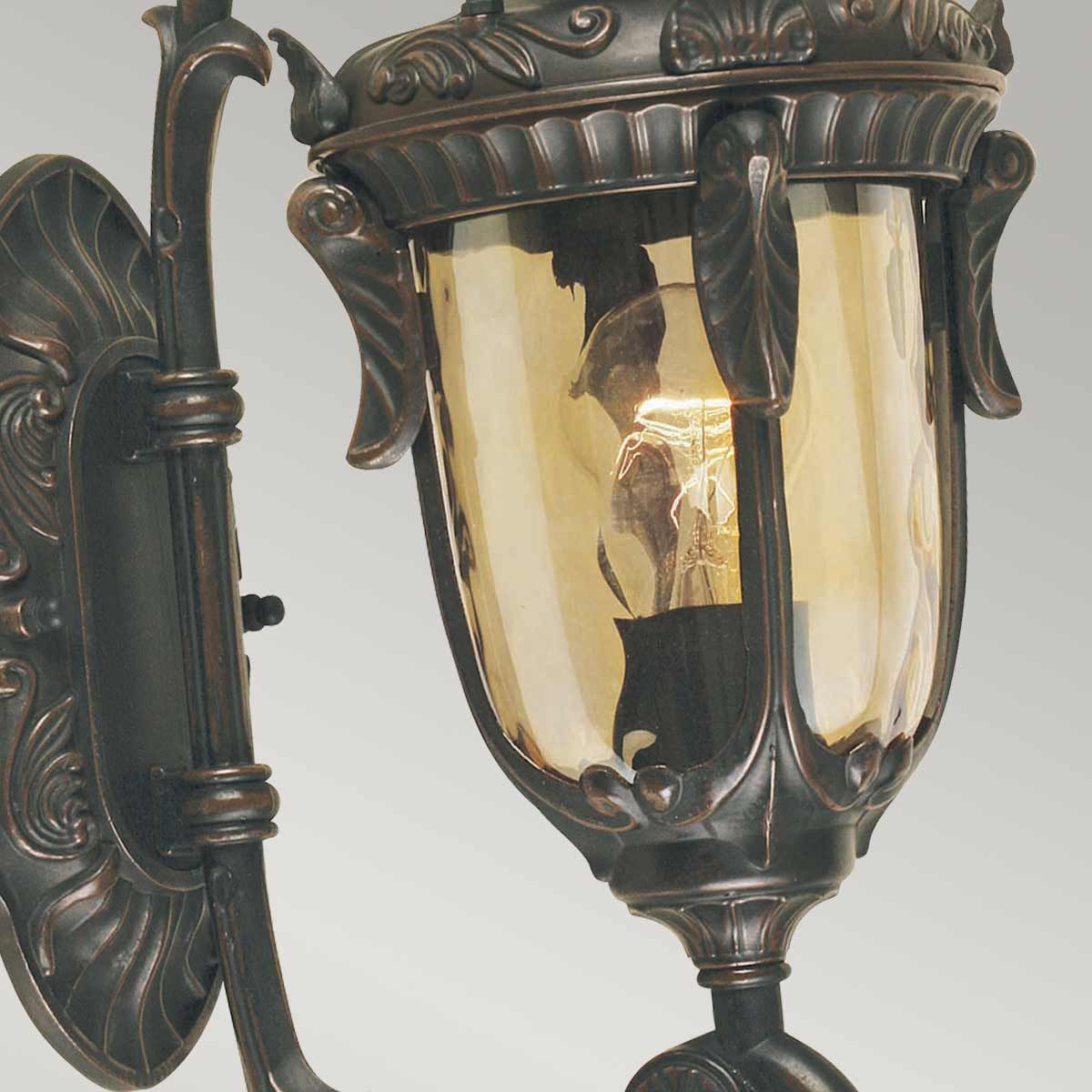 Philadelphia Series Small Bronze Wall Lantern