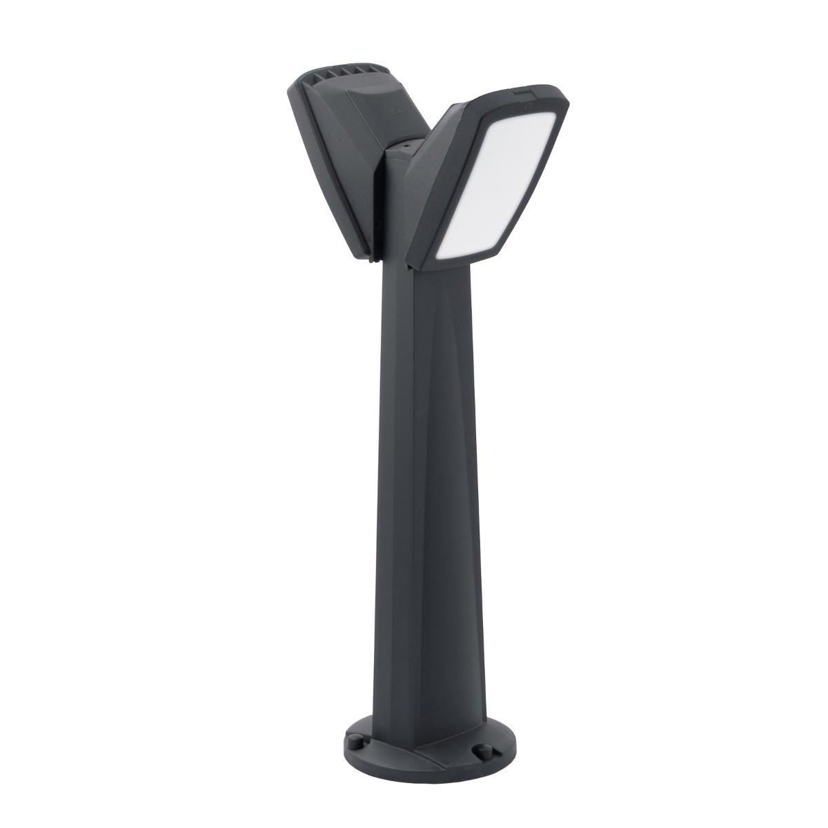 Germana Gabri 2L 4x10W GX53 LED CCT, Bollard Floodlight, Black/Opal