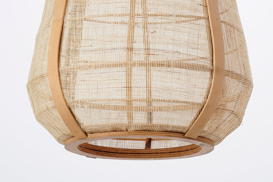 Rustic Woven Pendant Lamp Ø38x50 cm Jacinto Natural
